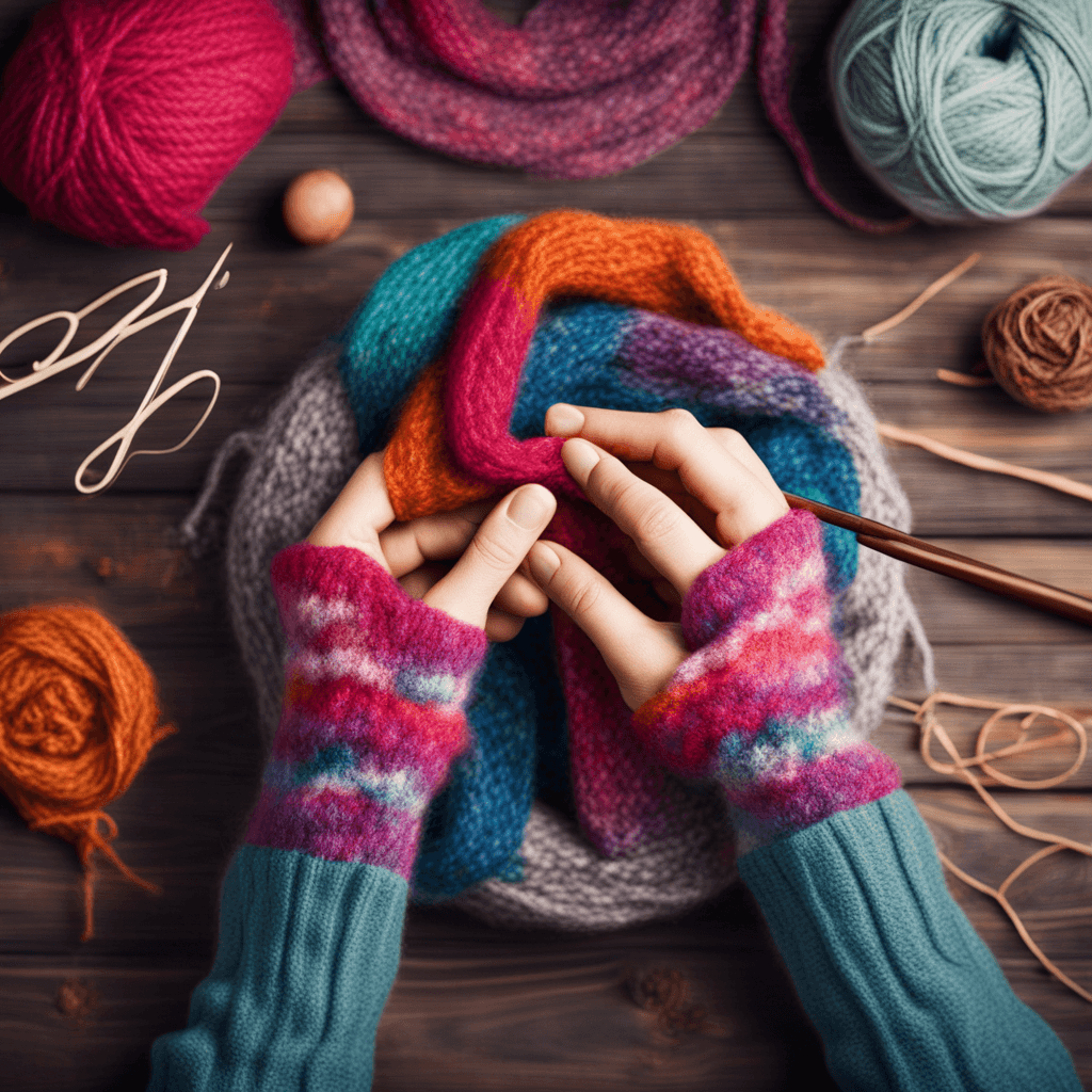 Créez des Écharpes en Tricot pour l'Hiver