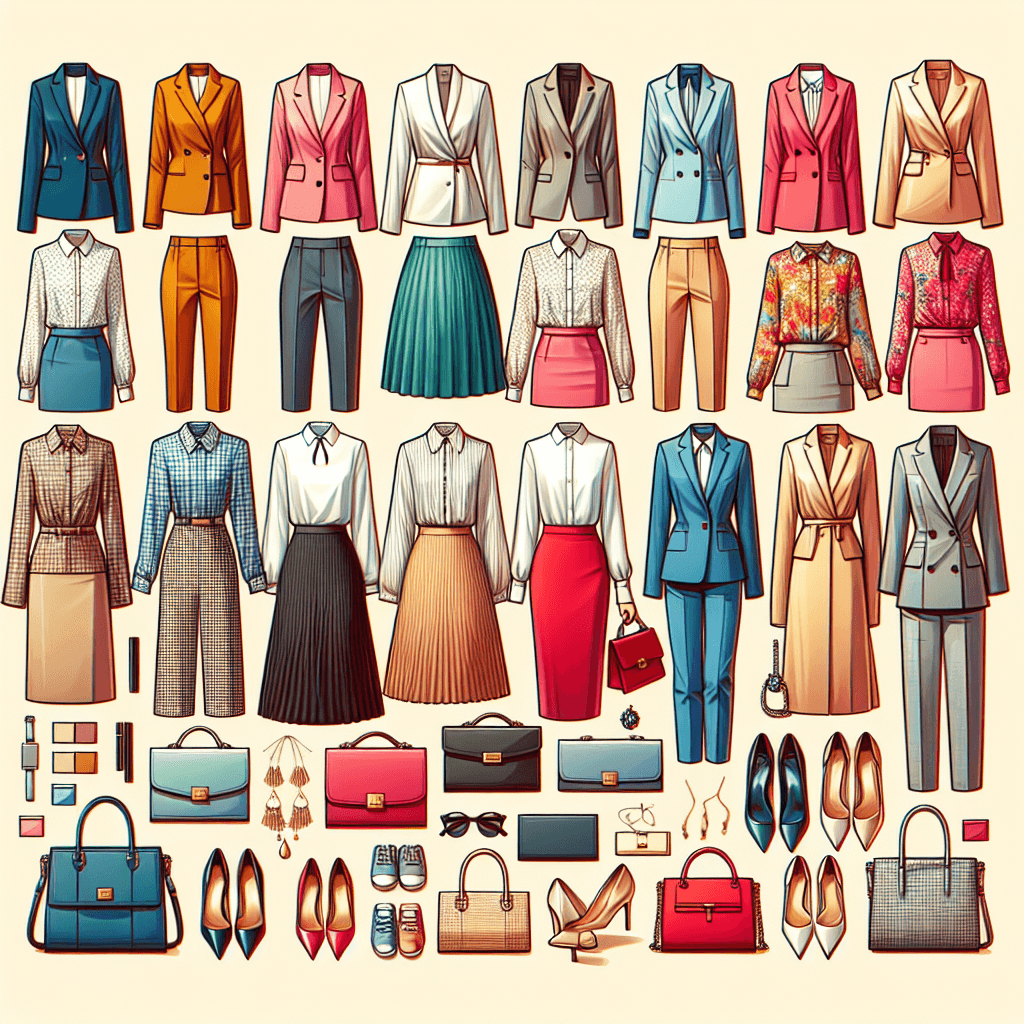 Comment Créer un Look de Travail avec des Vêtements Chics