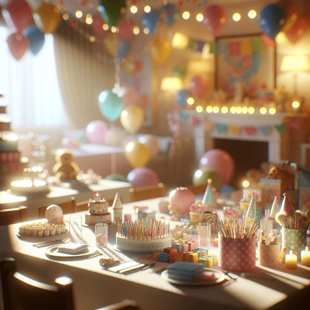 Créez des Décorations pour une Fête d'Anniversaire Enfantine