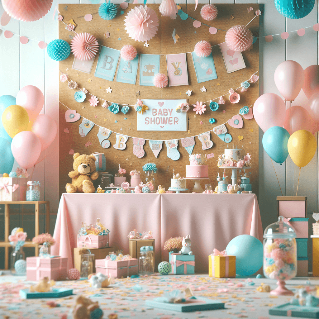 Créez des Décorations pour une Baby Shower