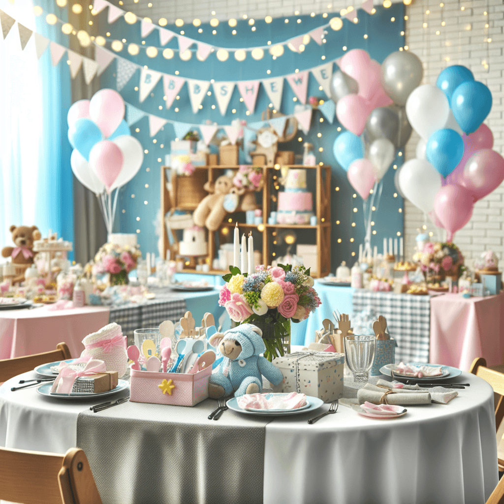 Créez des Décorations pour une Baby Shower