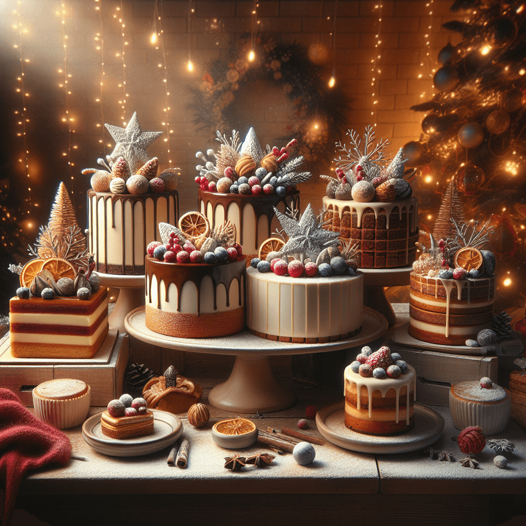 10 Recettes de Gâteaux Gourmands pour les Fêtes d’Hiver
