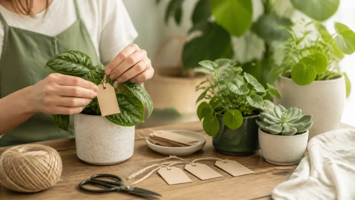 Comment Créer des Étiquettes pour vos Plantes d'Intérieur