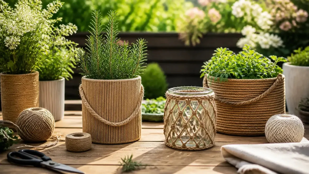 Réalisez des Accessoires pour Votre Jardin avec du Fait Main