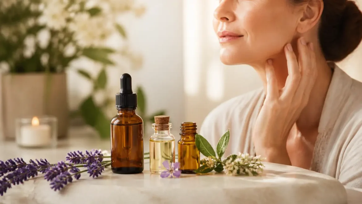 Les huiles essentielles pour un soin anti-âge